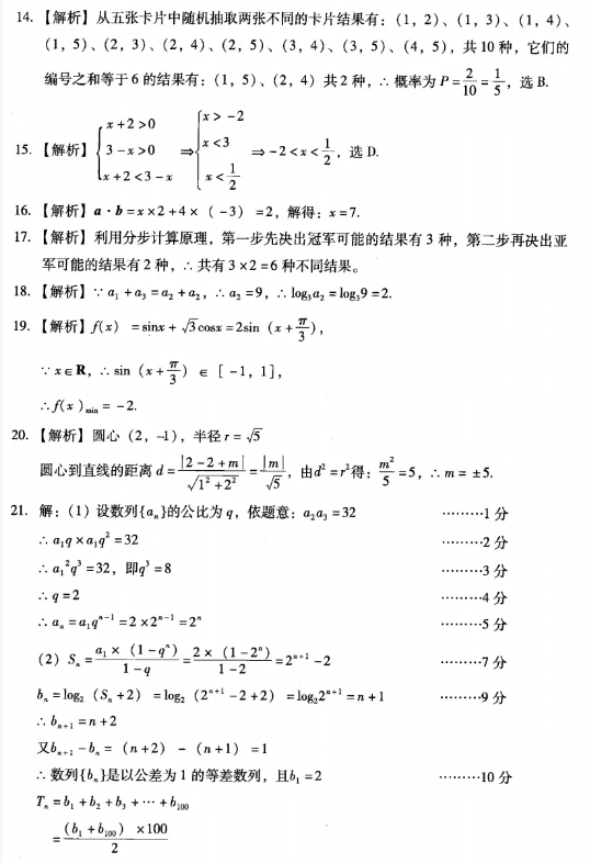 广东高职高考复习备考