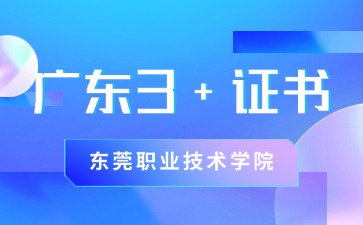 2025年广东3+证书之东莞职业技术学院
