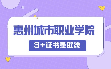 惠州城市职业学院招生